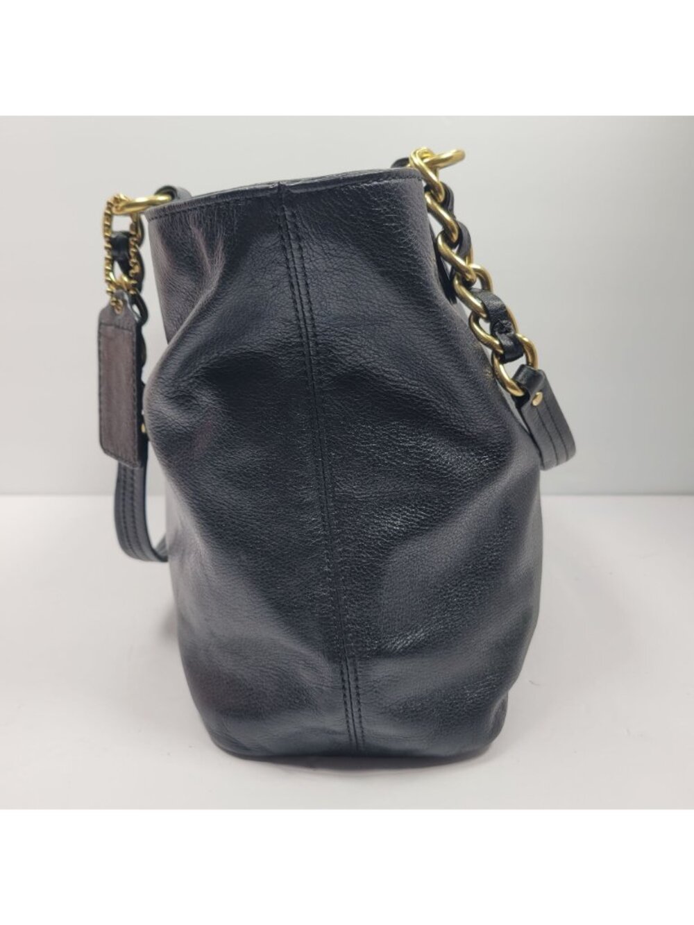 Coach Madison Women's Black Soft Leather Tote Bag H1294-20466 - Picture 3 of 11